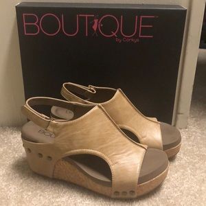 Boutique by Corkys wedge sandals